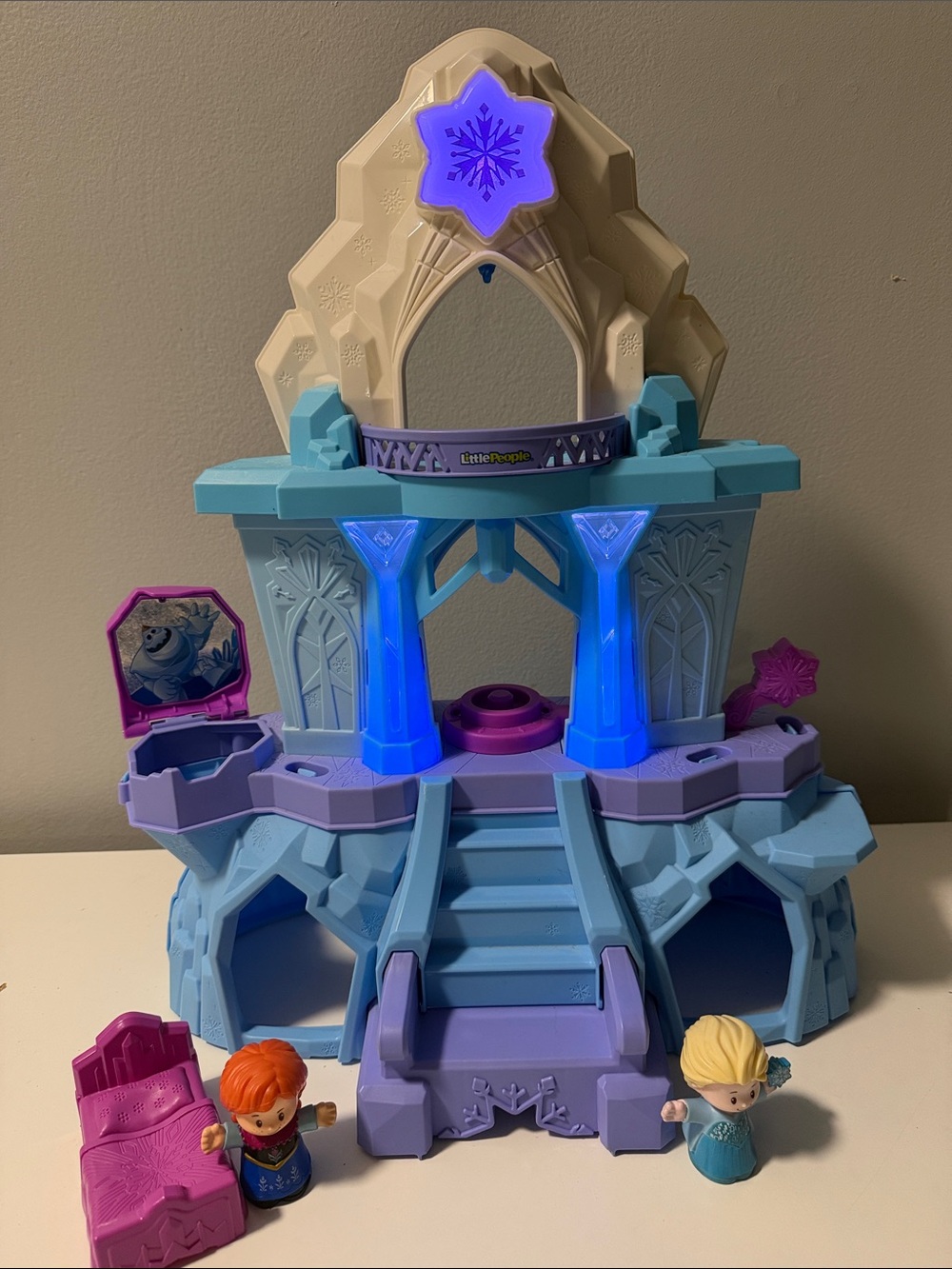 2020 DISNEY FROZEN LITTLE PEOPLE MUSICAL CASTLE w/ Anna & Elsa